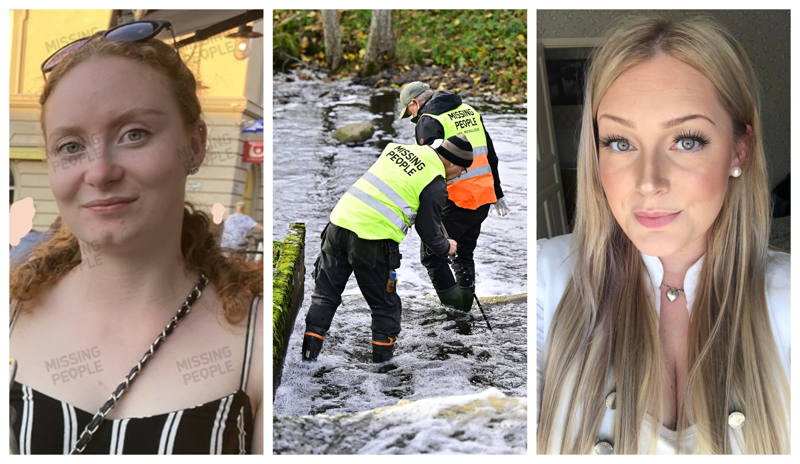 Adelia Thörn Karlsson, 25, är en av många som söker efter försvunna Tove i Vetlanda.